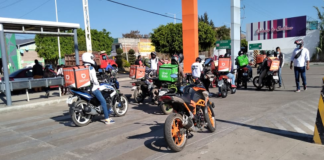 Repartidores de comida exigen seguridad; lanzan advertencia a delincuentes