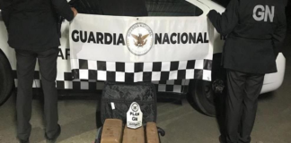 Hallan 16 kilos de marihuana en un autobús de Huitzo