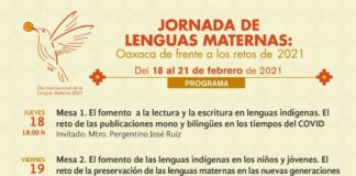 Realiza Seculta Jornada de Lenguas Maternas: Oaxaca frente a los retos de 2021