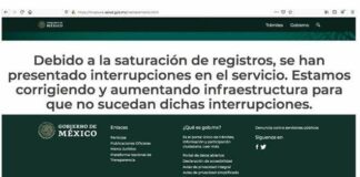 Suman 12 horas fallas en sitio de registro para vacunas