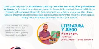 Transmite Seculta las cápsulas “Actividades Artísticas y Culturales para niñ@s
