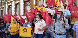 Protestas organizaciones para exigir destitución de Peimbert en la Fiscalía