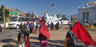 Con bloqueos, FPR inicia jornada de protestas en Oaxaca