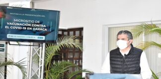 Presentan los SSO y el IAIP microsito de vacunación vs el COVID-19