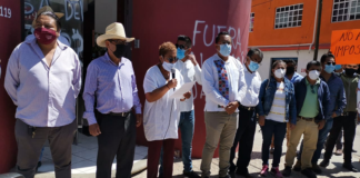 Protestan morenistas para rechazar imposiciones