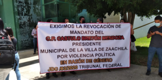 Llueven protestas en Congreso del estado