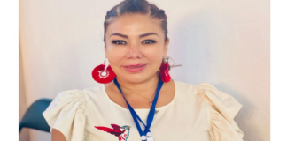 Lety Cruz, candidata de la coalición “Va por Oaxaca” en Santa Lucía