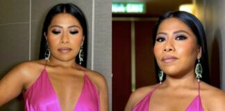 Así lució Yalitza Aparicio en los Globos de Oro 2021