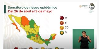 Oaxaca regresa a semáforo amarillo el próximo lunes