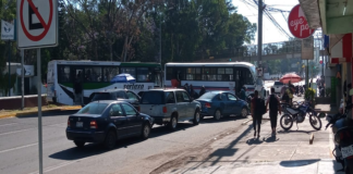 Caos en la ciudad por Normalistas