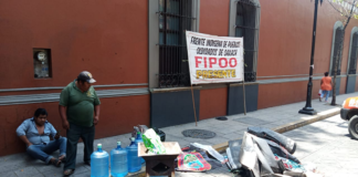 FIPOO regresa con protestas a Casa oficial, piden recursos