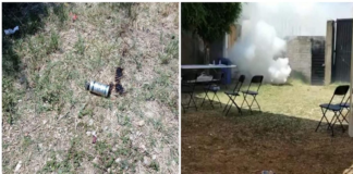 Atacan a Alfonso Silva Romo con gas lacrimógeno