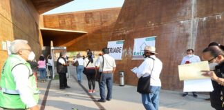 En orden, jornada de vacunación maestros de Oaxaca