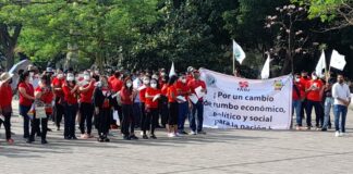 En el Día del Trabajo, telefonistas exigen respeto a sus derechos laborales