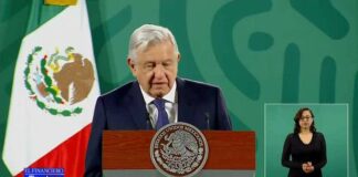 Cae 4 puntos la aprobación de AMLO y se ubica en 57%