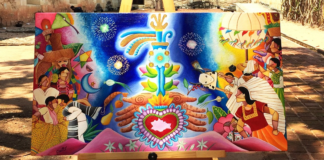 “Guelaguetza, ofrenda de un mismo corazón”, imagen de las fiestas de Julio