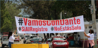 Tapizan calles de Santa Lucía con publicidad a favor de Dante Montaño