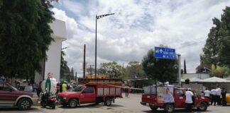 Sabotea Dante Montaño evento de Morena en Santa Lucía