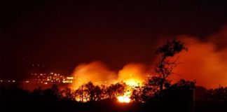 Arde bidón con huachicol en taller en Hidalgo; hay dos heridos