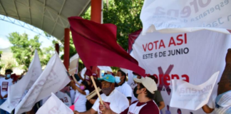 Pobladores de Amilpas,refrendan su confianza en el triunfo de Liz Arroyo el próximo 6 de junio