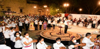 Con una marcha y mitin multitudinario, Neri enciende el Fuego de la “Esperanza para Oaxaca”