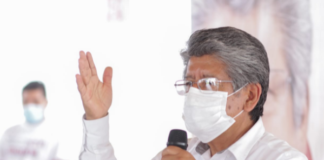 Augura Martínez Neri su triunfo el próximo 6 de junio