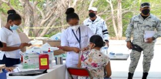 Aplican en Oaxaca 35 mil dos de vacunas en un día