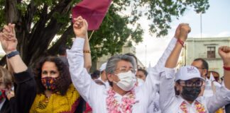 En cierre de campaña Martínez Neri sugiere que Murat está detrás de guerra sucia