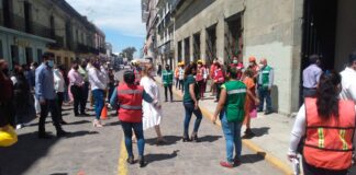 Sin incidentes macrosimulacro 2021 en Oaxaca