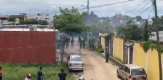 Usan a policía municipal para calmar a Morenistas en Juchitán
