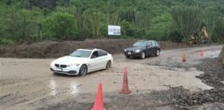 Reporta SCT derrumbes por intensas lluvias en Oaxaca