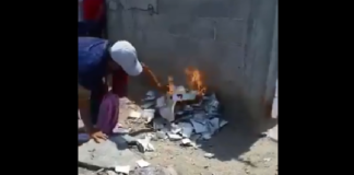 Rompen, tiran y queman boletas en Mixtequilla