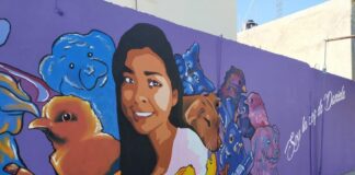En Oaxaca, realizan murales en honor a mujeres asesinadas o agredidas