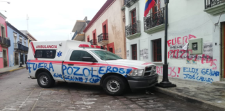 Vandalizan edificio de la S.22, exigen relevo seccional
