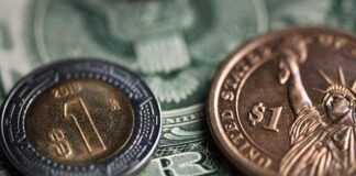 Peso va por su sexto día de pérdidas ante fortaleza del dólar