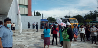 Militantes de CNPA toman Ciudad Administrativa, exigen mesa de diálogo