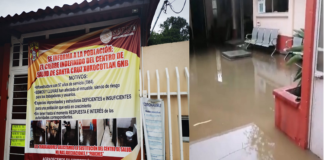 Por inundaciones, cierran centro de salud en Xoxocotlán