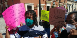 Comerciantes discapacitados truenan vs Oswaldo García, piden espacios para vender