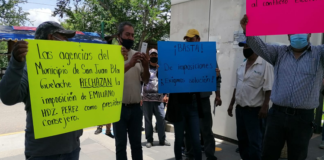 Pobladores de Guelache rechazan imposición de administrador