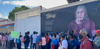 Activan protestas en INPI para exigir obras de pavimentación en Huitepec