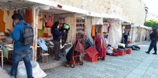 Retiran a comerciantes del MULT en Andador turístico; policías sitian el lugar