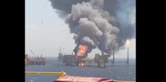 AMLO confirma un muerto por explosión en plataforma de Pemex