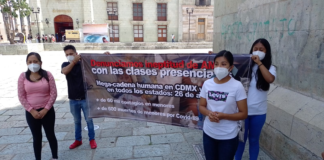 Con mega-protesta, FNERRR se opone al regreso a clases presenciales