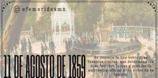 EfeméridesRIO: Benito Juárez expide la Ley sobre días festivos civiles