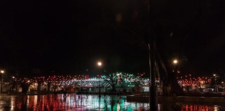 Ilumina Administración de colores patrios el corazón de Oaxaca