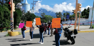 Sección 35 instala asamblea permanente en la Fuente de 8 regiones