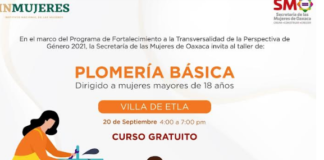 Invita la SMO a cursos de plomería y mecánica