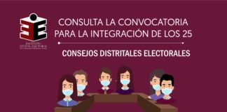 Continúa abierto registro para la integración de 25 Consejos Distritales del IEEPCO