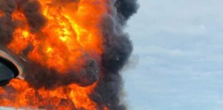 Se incendia tráiler en carretera del Istmo