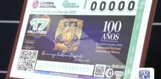 UNAM Presentan billete de Lotería para conmemorar 100 años de su escudo y lema